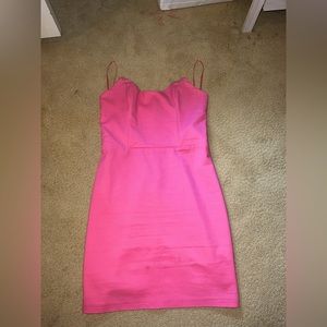 pink revolve dress